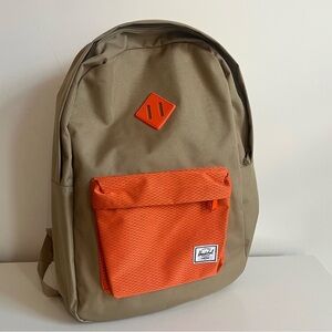 Herschel NEW Heritage Backpack‎ Tan Orange